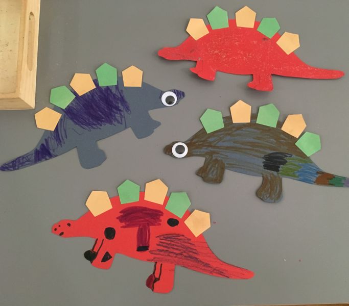 dinosaurs by hoboken art students